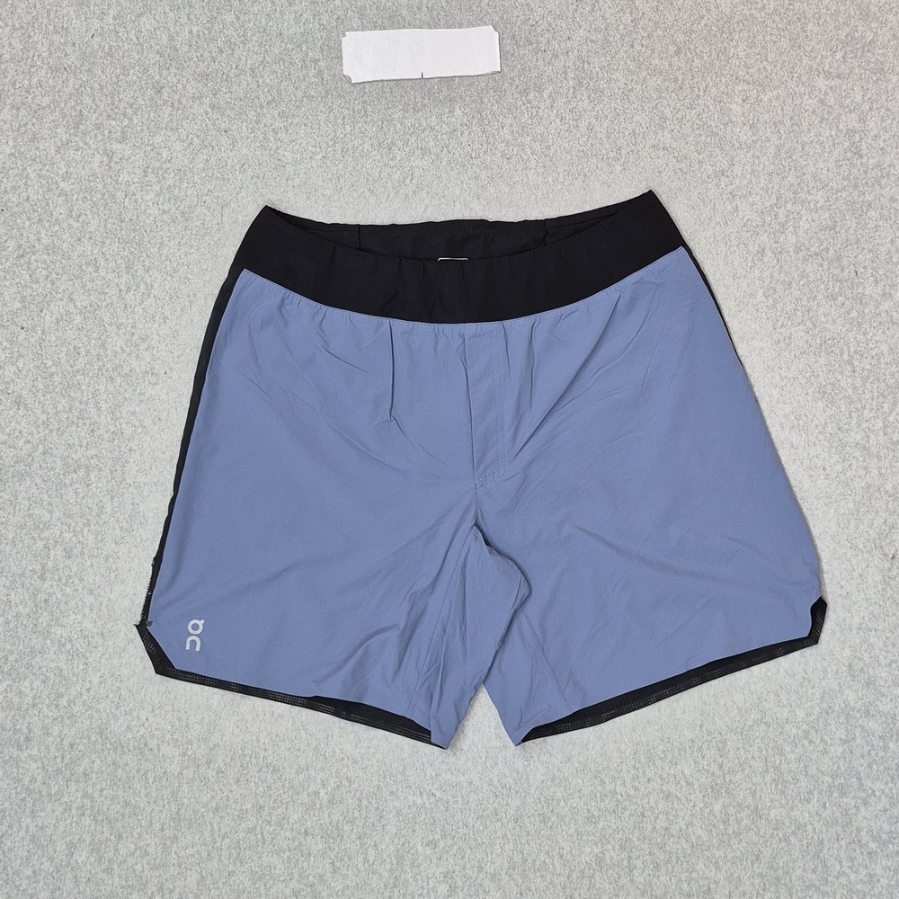 On Running Men Shorts 32 Blue Activewear Lightweight‎ Running Shorts 8" Inseam